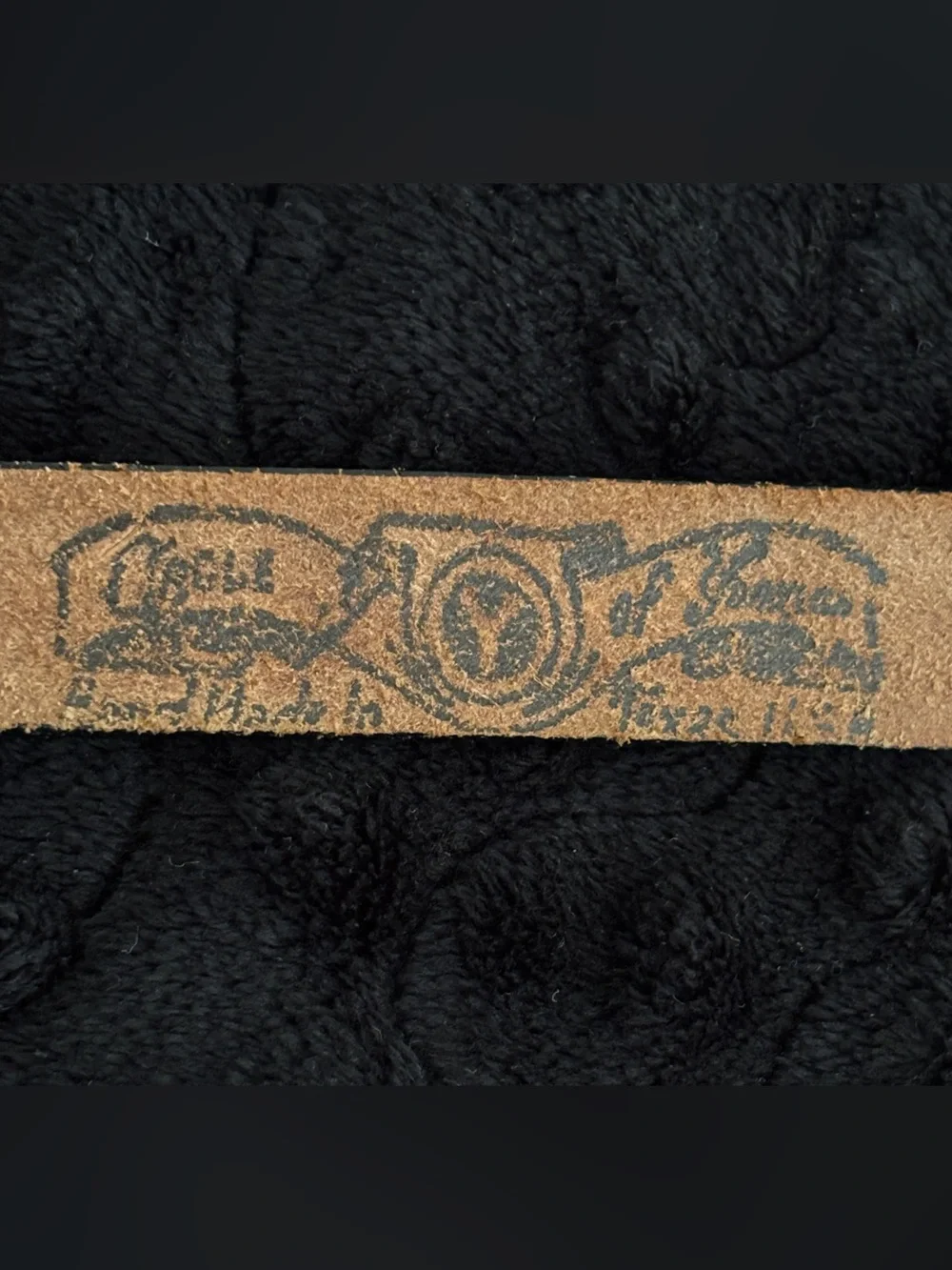 Circle Y of Yokum Vintage Tooled Red Leather Western Belt & Buckle - Child Size
